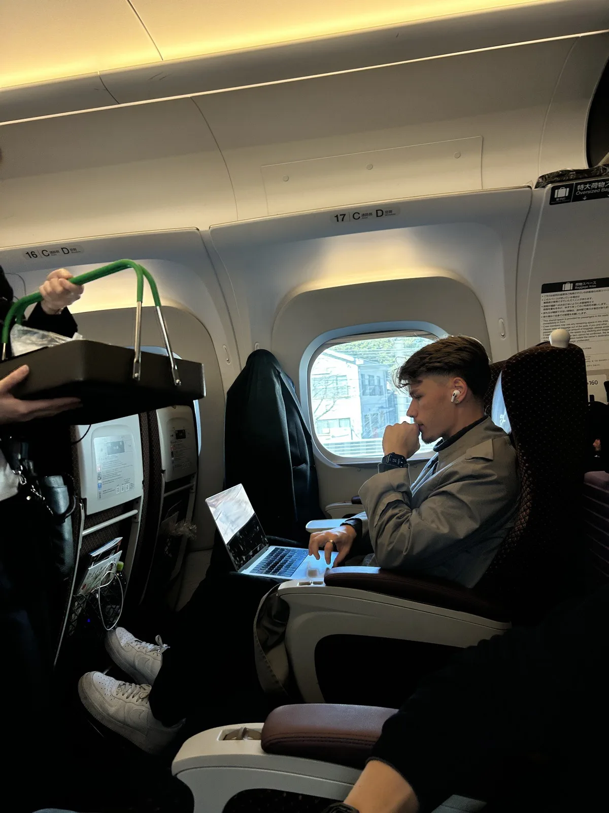Bryan at work on a laptop