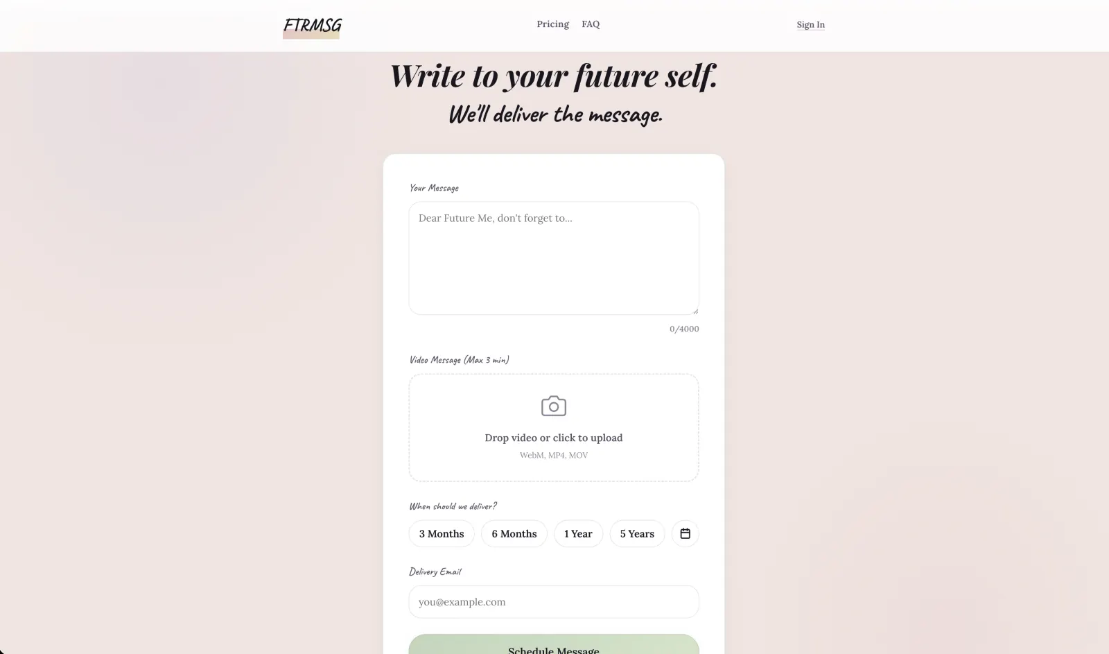 FTRMSG screenshot
