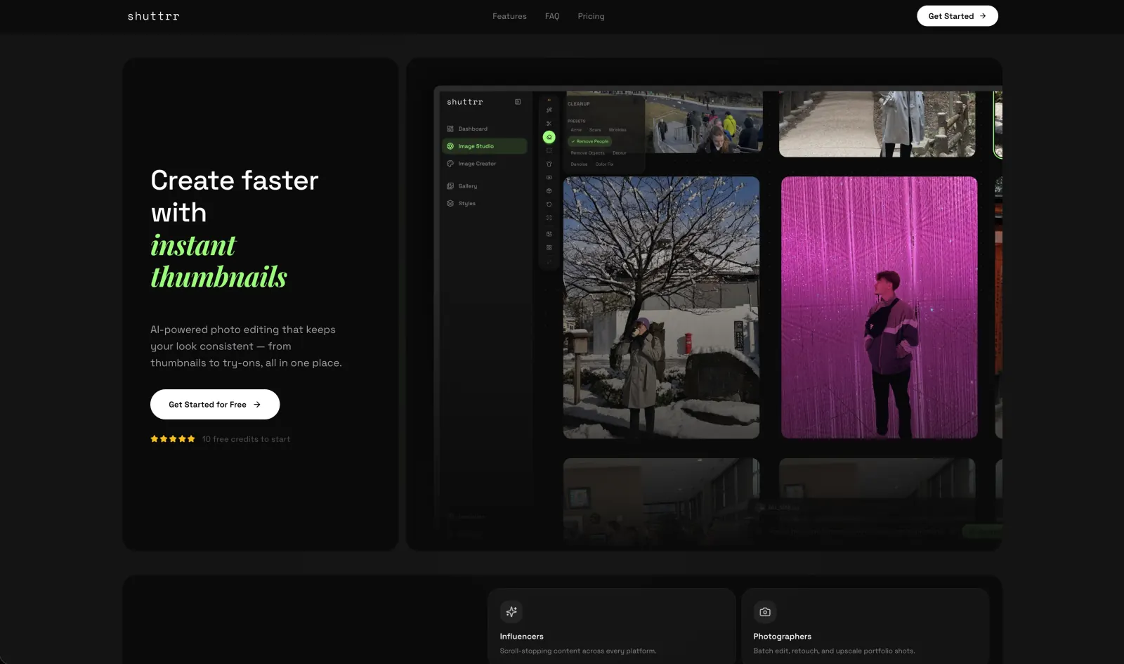 Shuttrr screenshot
