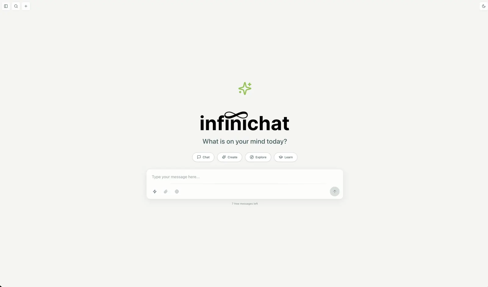 InfiniChat screenshot
